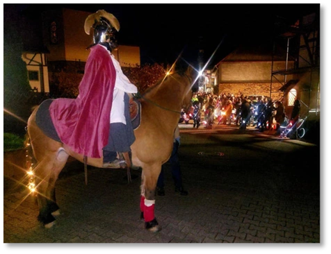 St.Martin zu Pferd Macken 2025 Bild von Sabine Schmitt